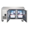Polar U-Serie RVS vrieswerkbank - 2 deuren