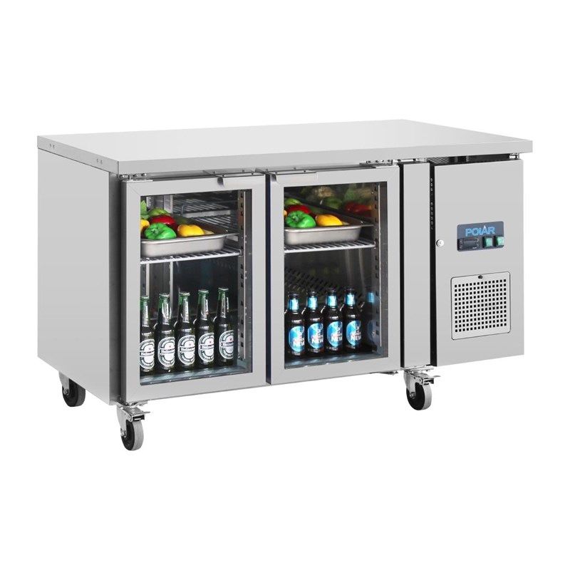 Polar U-serie tweedeurs displaykoeling laag model 205L