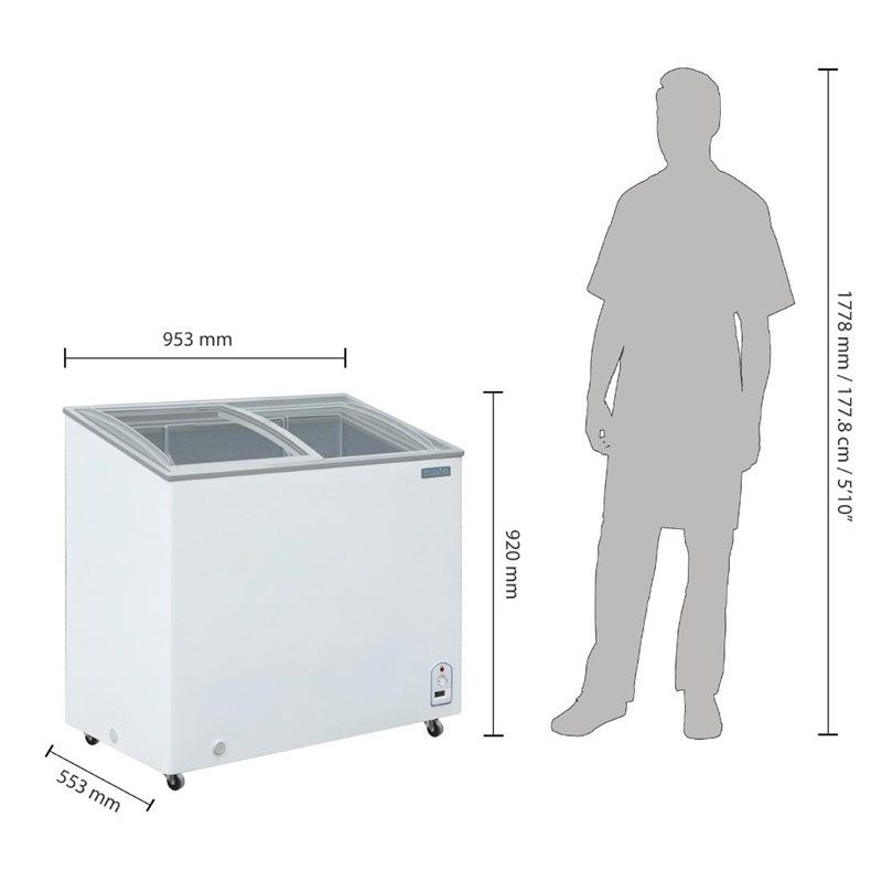Polar G-serie display vrieskist 200L GM498
