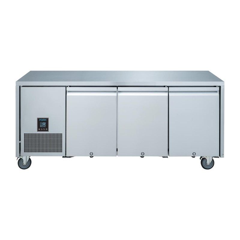 Polar U-serie koelwerkbank 3 deuren 4 lades UA007