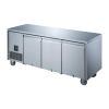 Polar U-serie koelwerkbank 3 deuren 4 lades UA007
