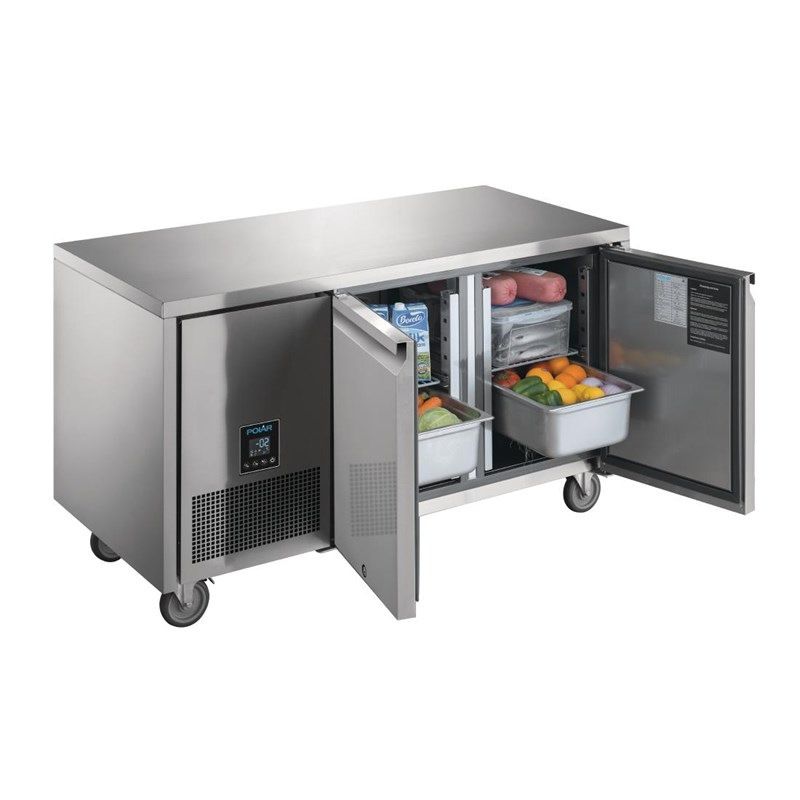 Polar U-serie koelwerkbank 2 deuren UA005