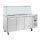 Polar U-serie driedeurs saladette UA018 met vierkant kuchscherm