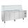 Polar U-serie vierdeurs saladette UA019 met vierkant kuchscherm