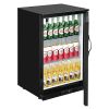 Polar G-serie 900mm barkoeling enkele deur 138L zwart GL015