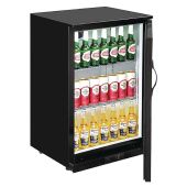 Polar G-serie 900mm barkoeling enkele deur 138L zwart GL015
