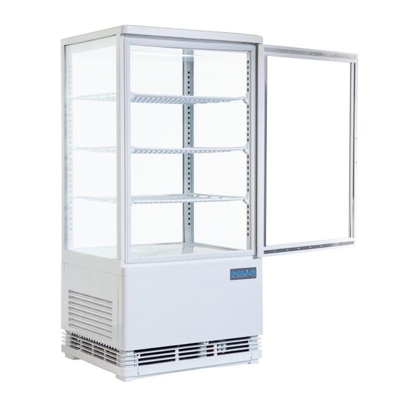 Polar C-Series energiezuinige display koelkast wit 68 liter