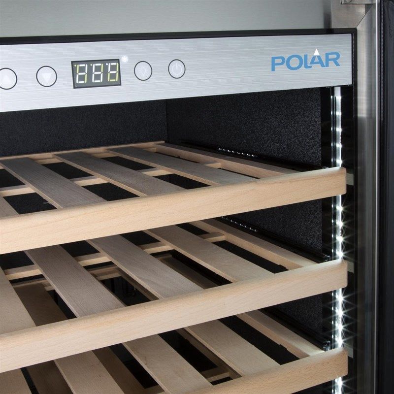 Polar G-Series GM629 Dual Zone Wijnkoelkast Roestvrij Staal
