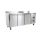 Polar U-Series Koelwerkbank met Drie Deuren en Opstand 417Ltr