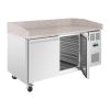 Polar U-Series Pizza Werkbank met Granieten Blad - UA081 - 428Ltr