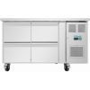 Polar U-serie RVS koelwerkbank 4 laden gastronorm 105L