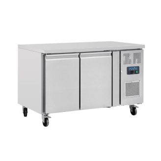 Polar U-Serie Dubbeldeurs koelwerkbank - 282L