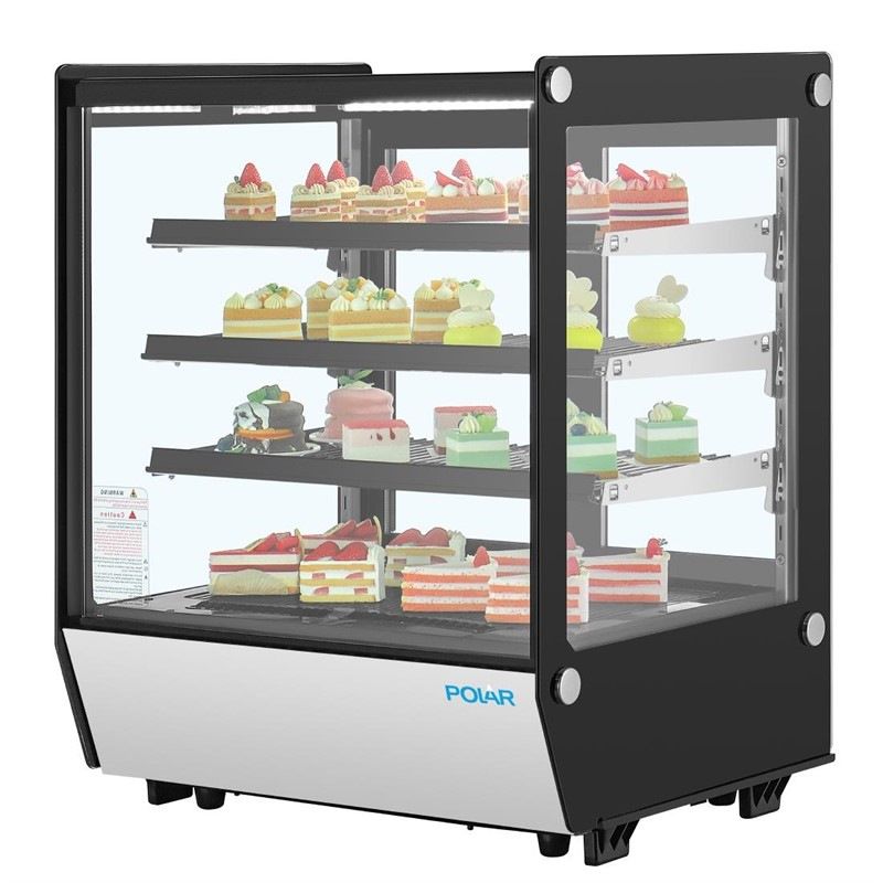 Polar G Series glas toonbank koelvitrine vierkant - PG024 - 145L